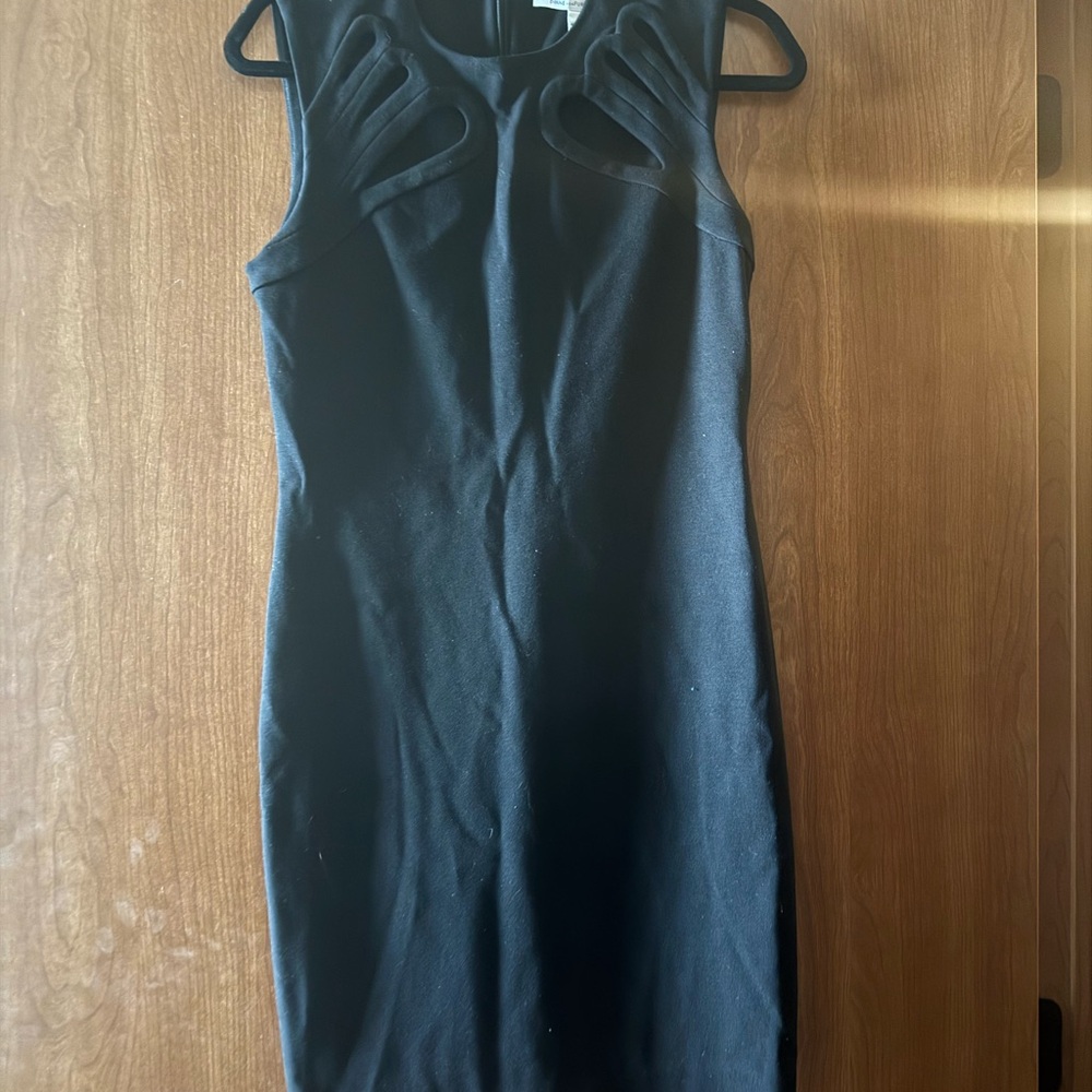 Diane Von Furstenberg Black Mini Dress